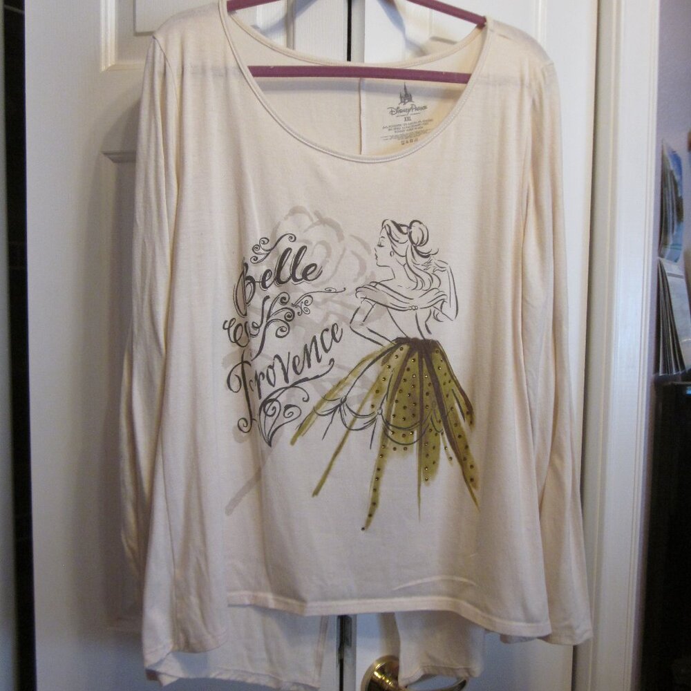 Disney Parks Belle LS Tee Sz XXL (L)